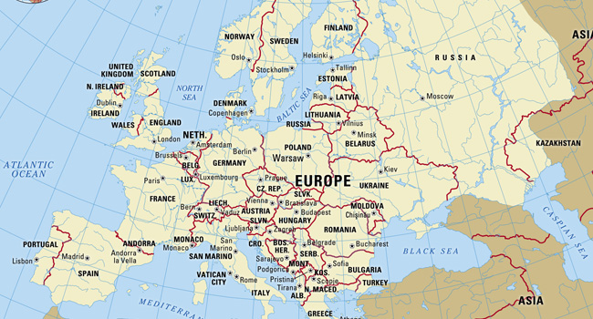 European continent
